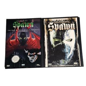 Spawn 2 Uncut and 3 Animated Dvd Lot HBO 1998-1999 Tested Pre-owned